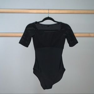 Used JULE Marquise BLACK MESH LEOTARD (Large)